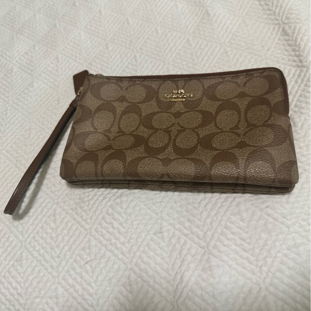 TWO Coach wristlets *authentic*